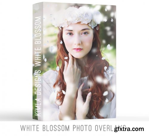 Kimla Designs - White Blossoms Overlays