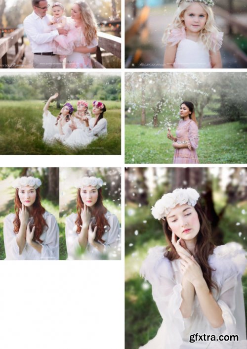 Kimla Designs - White Blossoms Overlays