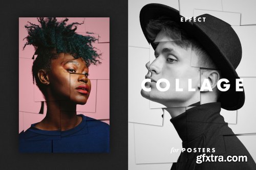 CreativeMarket - Collage Photo Effect for Posters 6770288