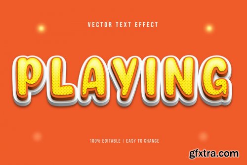 Text Style Effect vector vol 1