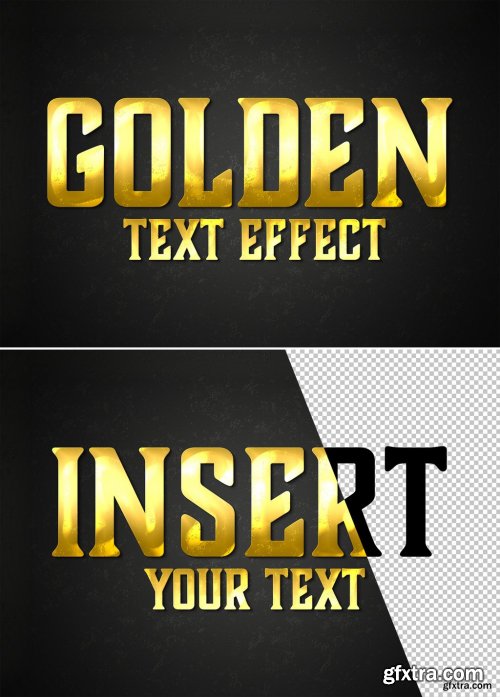 Gold Style Text Effect Mockup 333526896