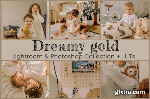 CreativeMarket - Dreamy Gold Lightroom Photoshop LUT 6785177