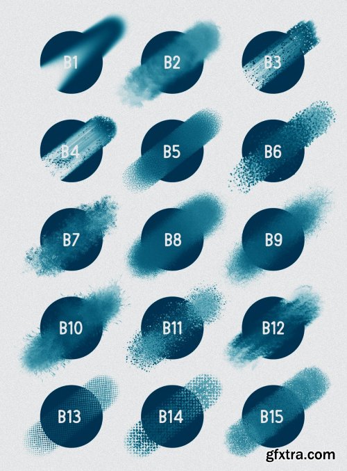CreativeMarket - BLENDER BRUSHES FOR PROCREATE 3579351