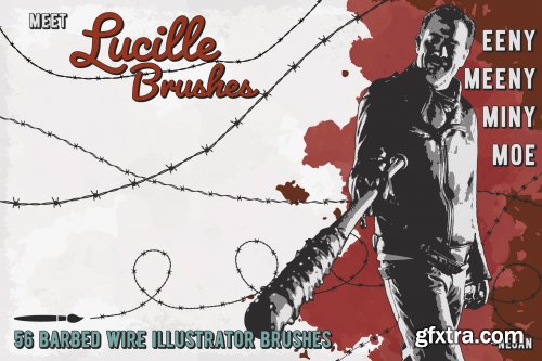 Lucille - Barbed Wire AI Brushes