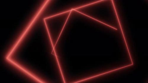 Videohive - Neon square shape laser - 35289979 - 35289979
