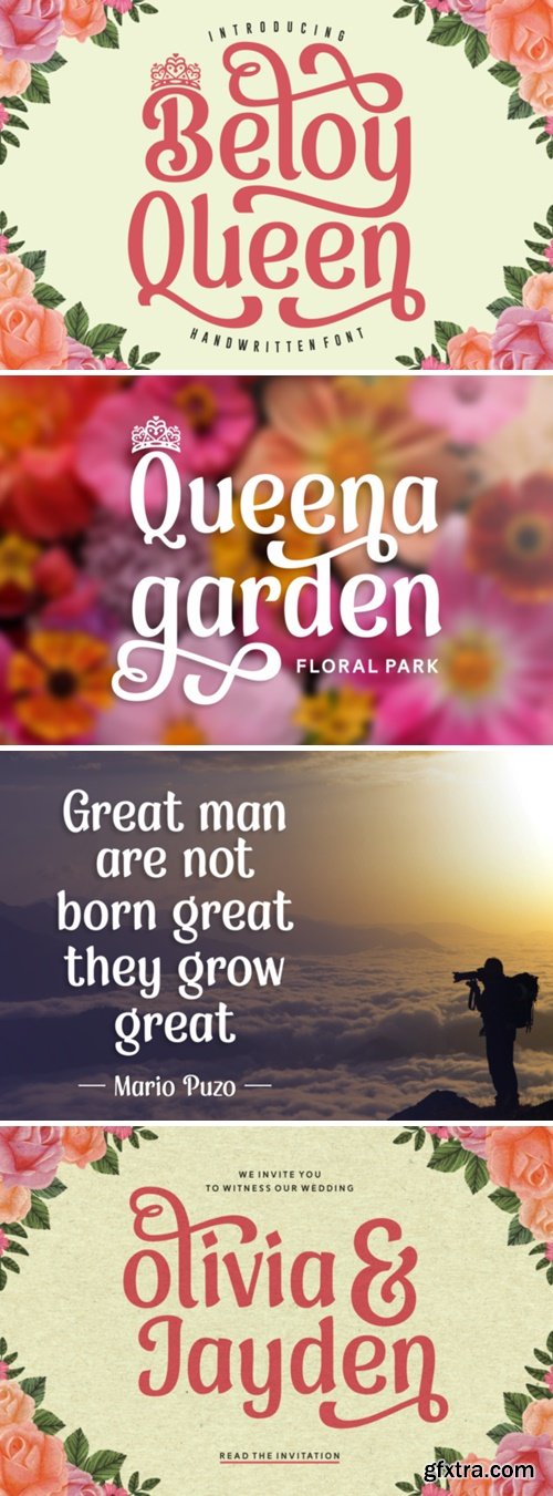 Beloy Queen Font