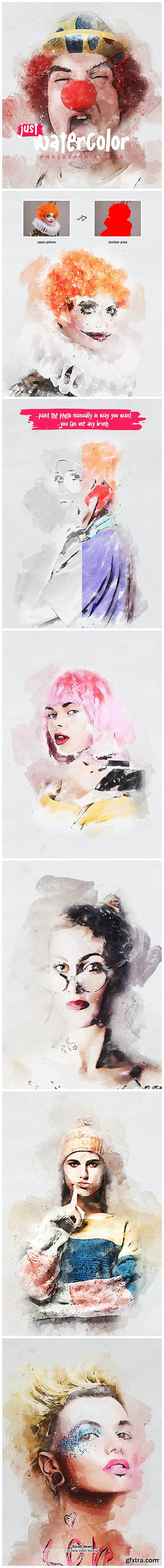 GraphicRiver - Just Watercolor - Photoshop Action 34148456 GraphicRiver - Just Watercolor - Photoshop Action 34148456