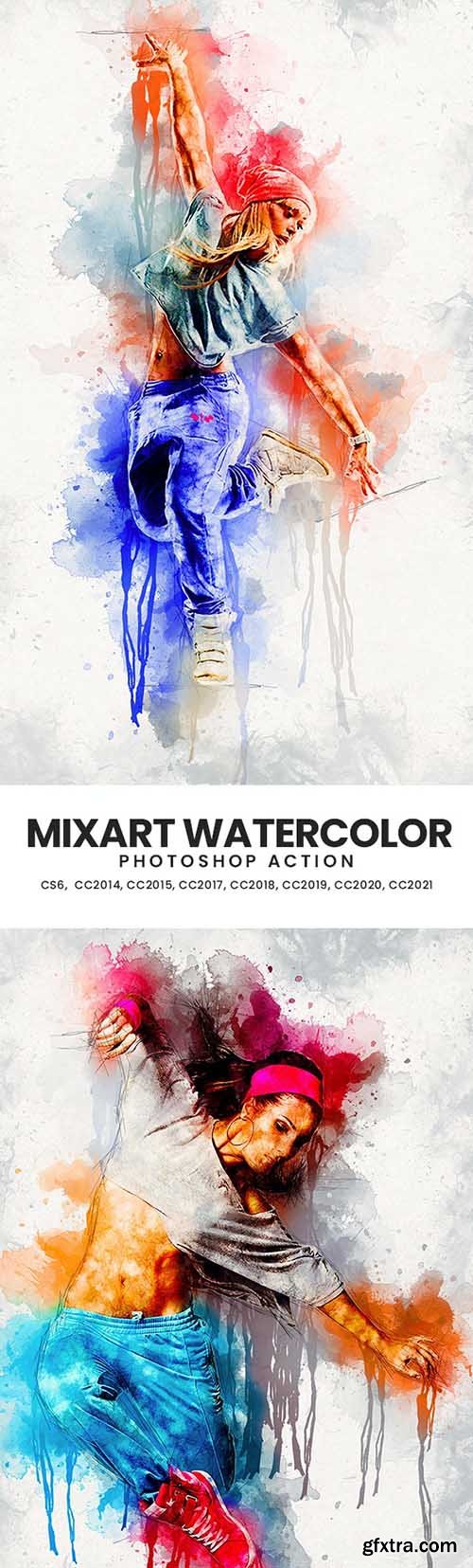 GraphicRiver - MixArt Watercolor Photoshop Action 34092103 GraphicRiver - MixArt Watercolor Photoshop Action 34092103