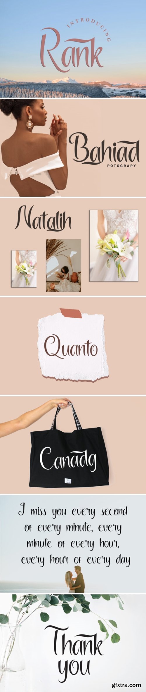 Rank Font