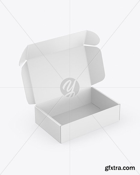 Opened Paper Box Mockup 88069