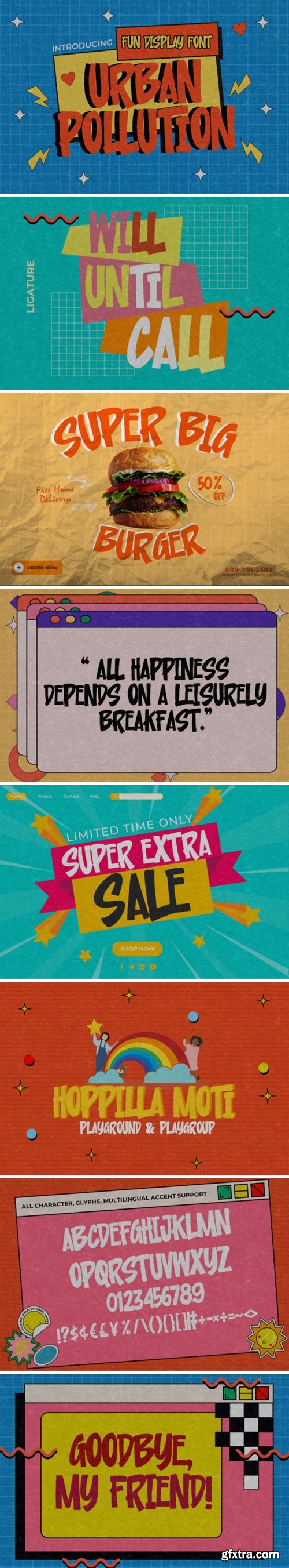 Urban Pollution Font