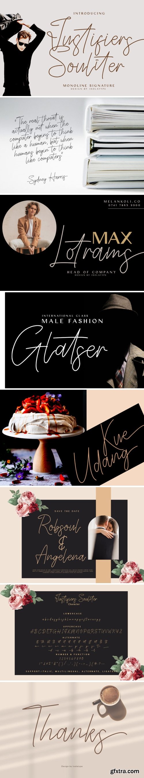 Justifiers Souliter Font