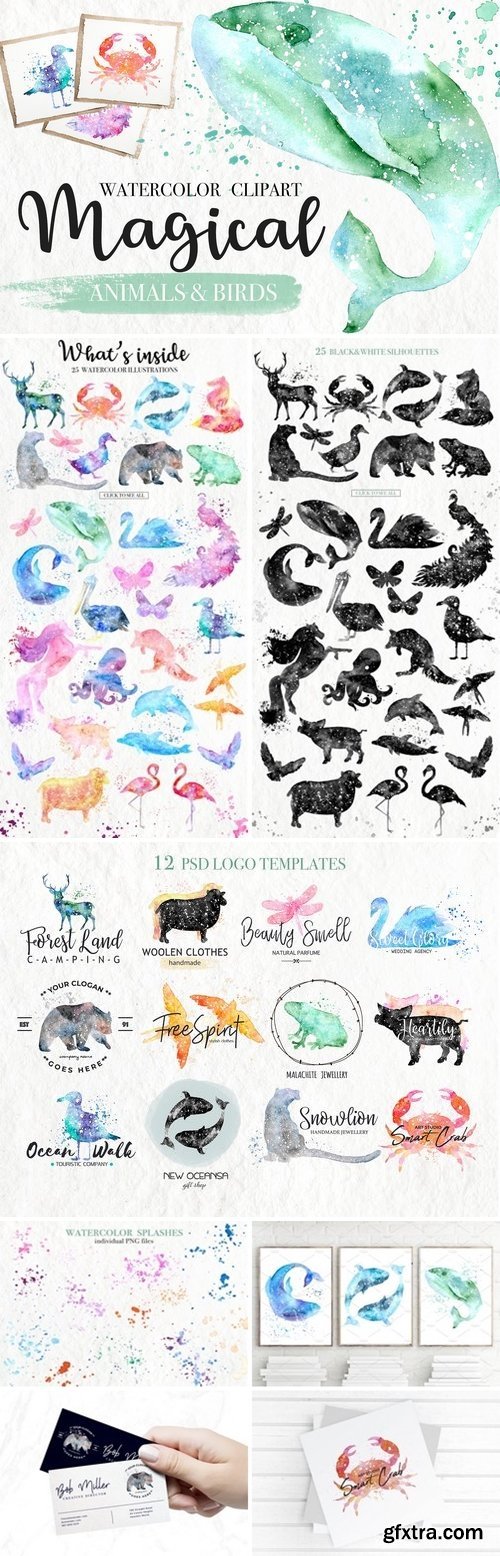 CM - Watercolor Magical Animals 2671254