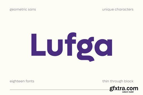 Lufga Font Family Lufga Font Family