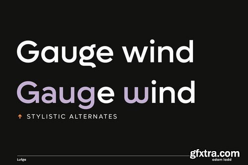 Lufga Font Family Lufga Font Family