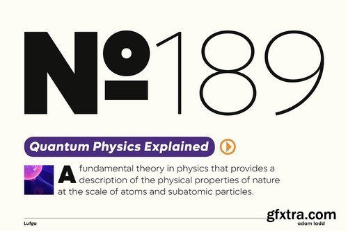 Lufga Font Family Lufga Font Family