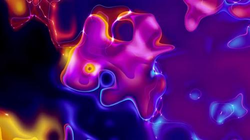 Videohive - purple color abstract wavy motion background. Vd 821 - 35421681 - 35421681