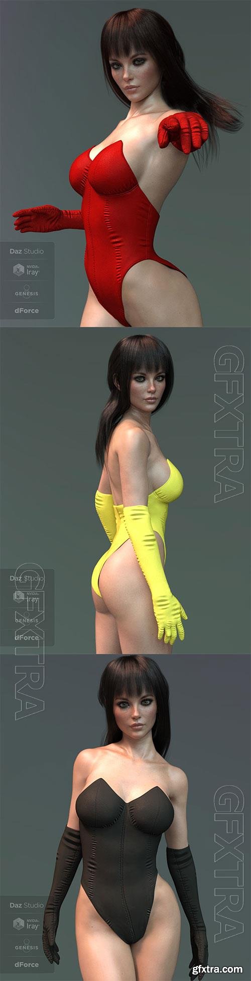 X-Fashion Ultra Bodysuit for Genesis 8 Female