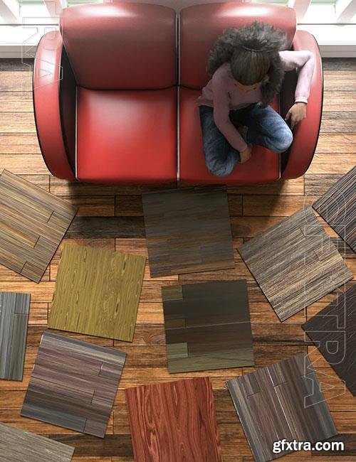 Laminated Wood Floors Iray Shaders