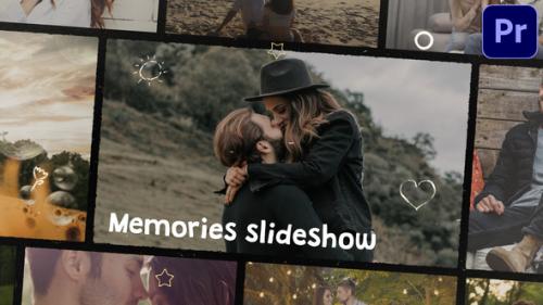 Videohive - Memories Slideshow | Premiere Pro MOGRT - 35532375 - 35532375