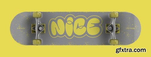 Kelsi graffiti bubble style font