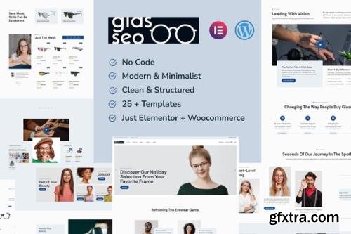 ThemeForest - Glasseo v1.0.0 - Eyewear Store Woocommerce Elementor Template Kit - 35432019