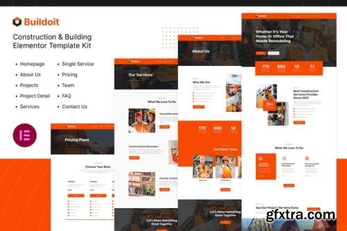 ThemeForest - Buildoit v1.0.1 - Construction & Building Elementor Template Kit - 35271365