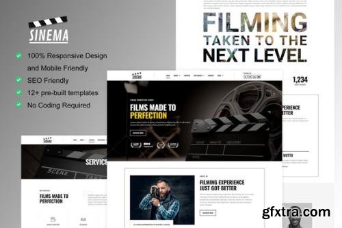 ThemeForest - Sinema v1.0.0 - Film Maker & Movie Studio Elementor Template Kit - 35463750