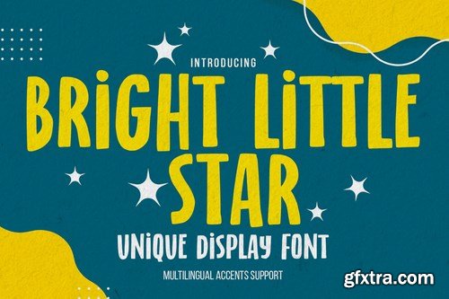 Bright Little Star - Unique Display Font
