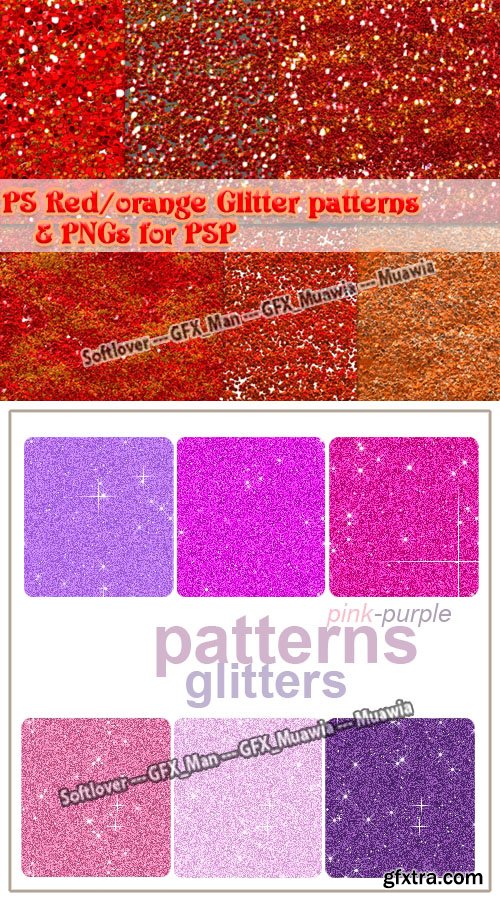 Glitter Patterns Collection - 60 Photoshop Patterns