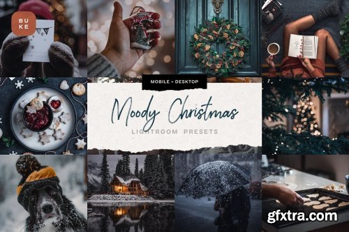4 Moody Christmas Presets Pack 5679586