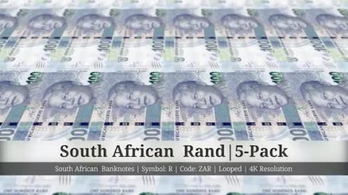 Videohive - South African Rand | South Africa Currency - 5 Pack | 4K Resolution | Looped - 35541724 - 35541724