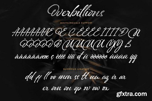 Overbillions - Authentic brush script