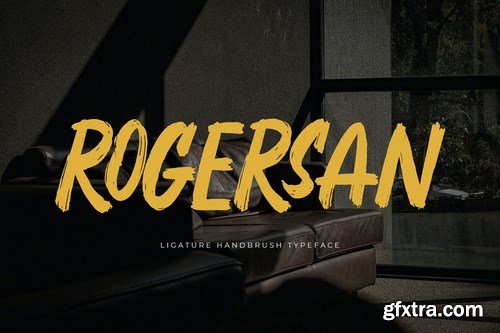 Rogersan - Brush Font