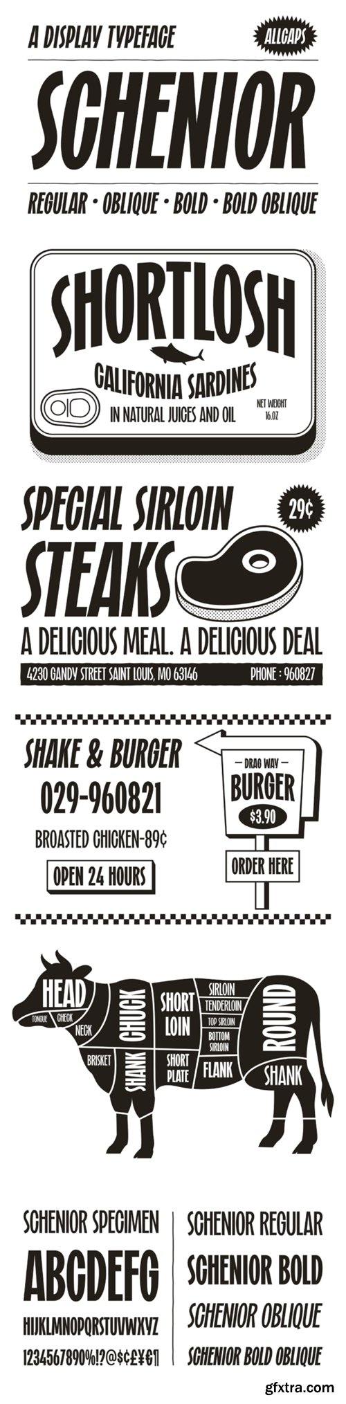 Schenior Font