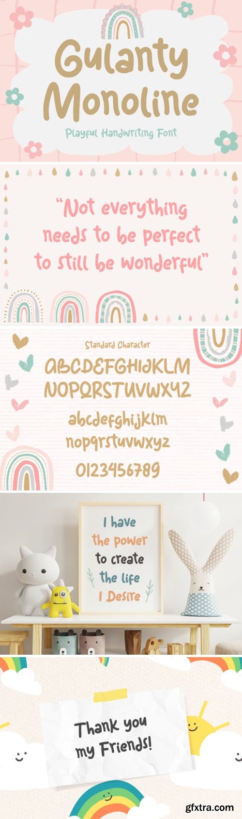 Gulanty Monoline Font