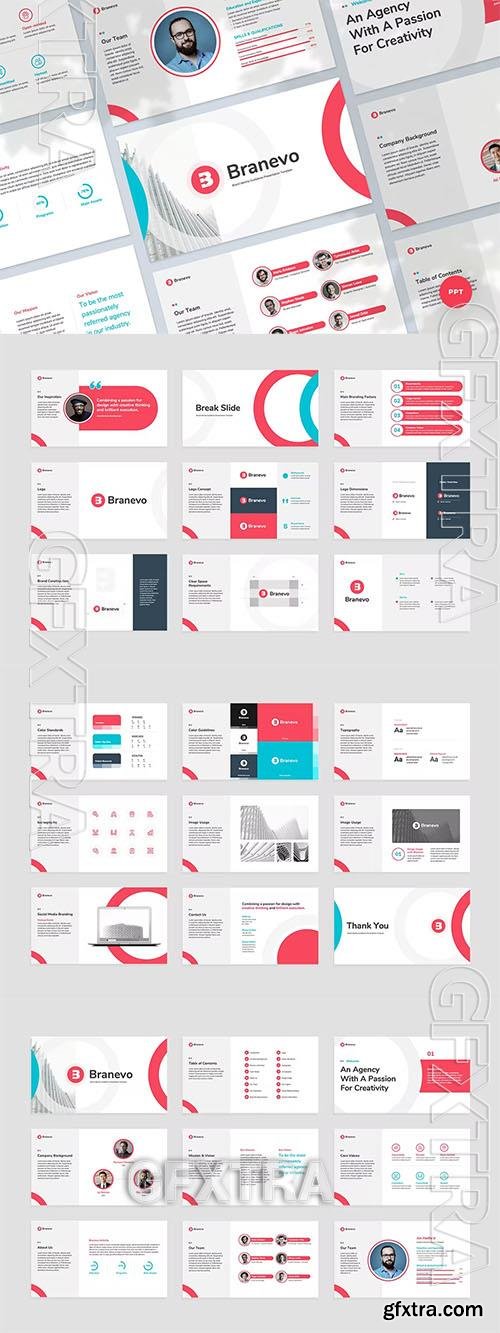 Brand Identity Guidelines Powerpoint, Keynote and Google Slides Templates 