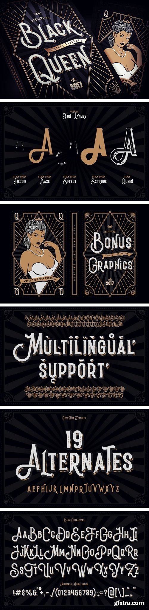 Black Queen font + bonus graphics 1980933