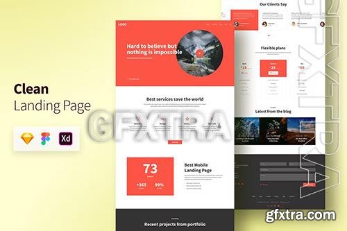 Clean Landing Page G6H8FRS
