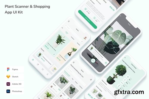 Plant Scanner & Shopping App UI Kit