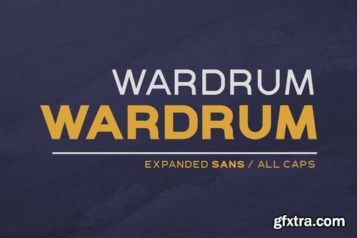 WARDRUM - Expanded Sans 3679789