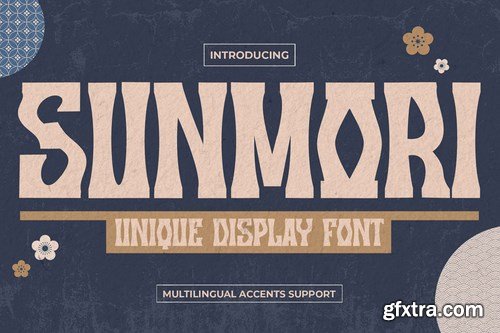 SUNMORI - Unique Display Font