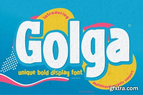 Golga - Unique Bold Display Font