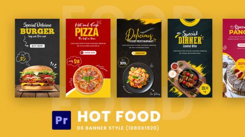 Videohive - Food Sale Instagram Stories Pack For Premiere Pro - 35584501 - 35584501
