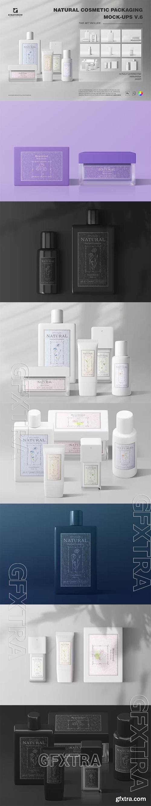Natural Cosmetic Packaging Mock-Ups Vol.6 2EU9SH7
