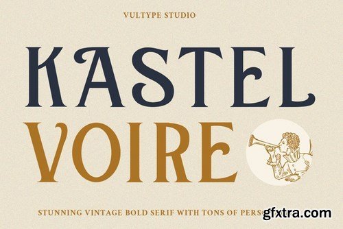 Kastel Voire - Classic Display Font 5738719