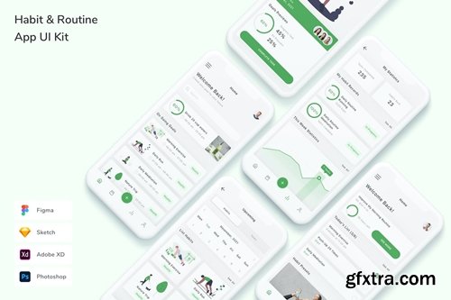 Habit & Routine App UI Kit