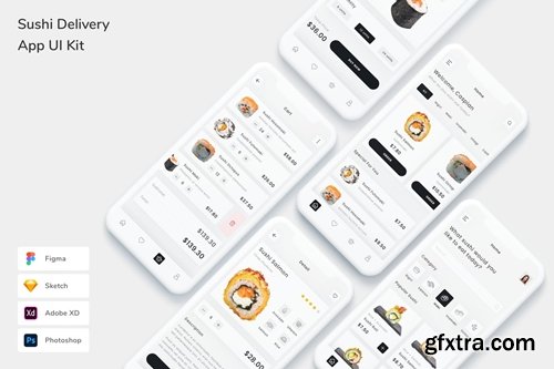 Sushi Delivery App UI Kit