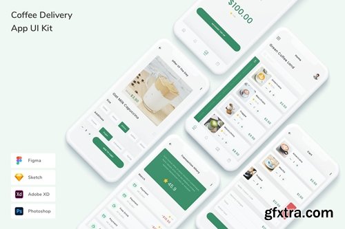Coffee Delivery App UI Kit