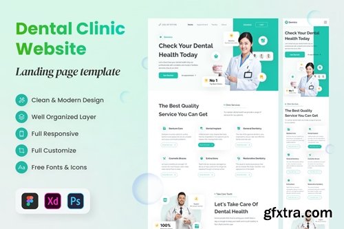 Dennics - Dentist Landing Page